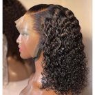100% Human Hair Water Curl Wig - Soft, Tangle-Free, Reusable, Natural Shine