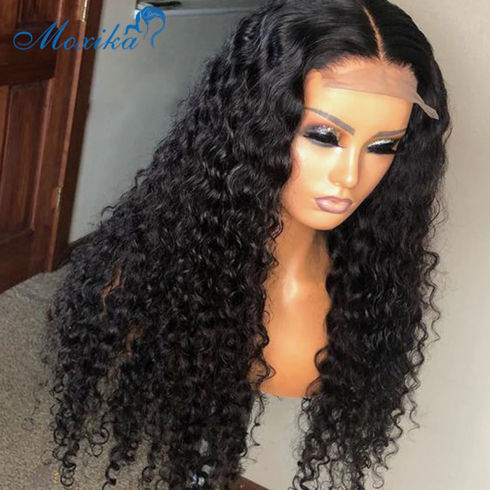 Deep Wave Human Hair Wigs Lace Frontal 13 6 13 4 Lace Front Wig PrePlucked Bleached Knots Closure Wig Deep Wave Human Hair Wigs Lace Frontal 13 6 13 4 Lace Front Wig PrePlucked Bleached Knots Closure Wig