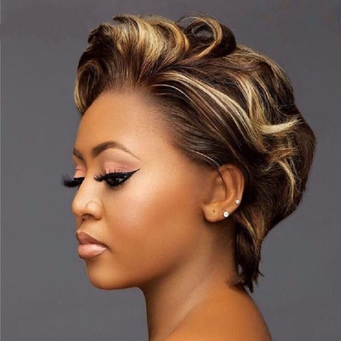 Hot Selling Pixie Cut Wig Human Hair Curly Bob Short Pixie Cut Lace Wig Lace Frontal 13x4 Pixie Wig