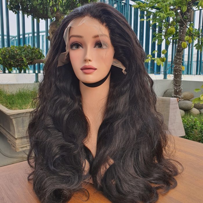 Human Hair Wigs Super Double Drawn Raw Vietnamese Hair Vendor Body Wave 26 Inches Virgin Human Hair Extensions